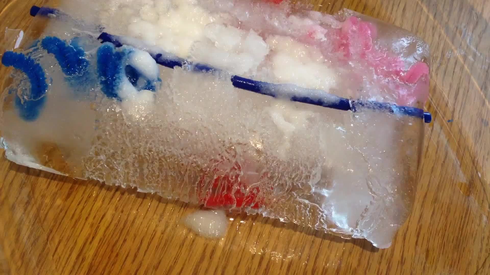 Salt melting ice Science